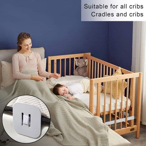 Stropp for babyseng - Feste til ekstraseng - Stropp for sengebunn - 2,5 cm × 6 m - Festestropp for barneseng - Stropp for sengebunn for ekstraseng