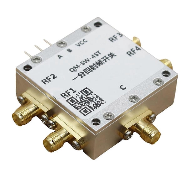 0.1-6GHz RF-switch SP4T RF-switch Hög Isolation 1/4 Mikrovågs Elektronisk Switch RF-switch