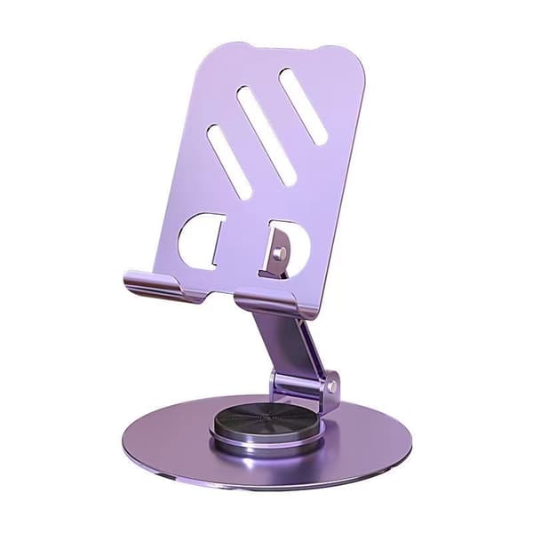 Monitoiminen puhelin- ja tablettiteline, violetti