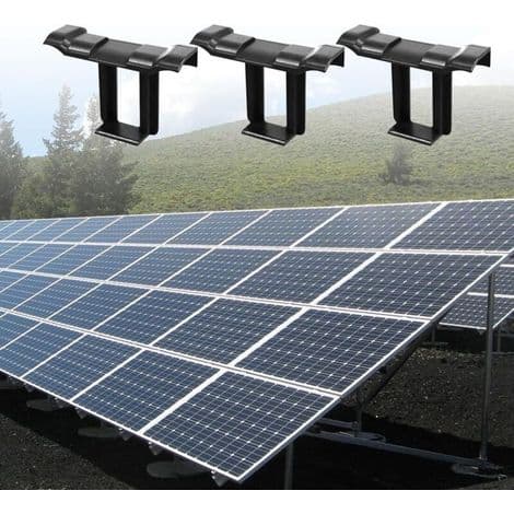 35 mm dräneringsklämmor för solpaneler – fästen för vattendränering och rengöring av solcellsmoduler – förpackning med 12