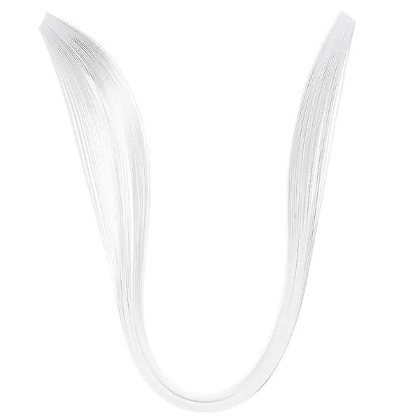 120 st 5 mm Vit DIY Pappersvikning Papperskonst Quilling Origami Material