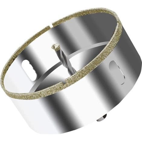 68 mm diamant hulsav med centreringsguide borebit, flisehulsav med diamantbelægning, diamantkernebor til glas, fliser, keramik, marmor, gra
