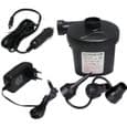 Elektrisk pumpe - Home-N DC12V/AC 230V - Oppblåser/Tømmer - 3 dyser - Camping