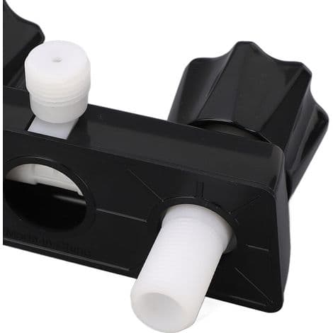 RV Brusearmatur Ventilomleder Blandingskontrol med 2 Knapper til Autocampere, Sort