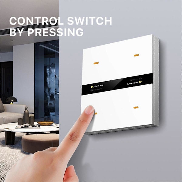 Tuya Zigbee Smart Scene Switch Belysning Smart Kontrol Scene Kontrol ...