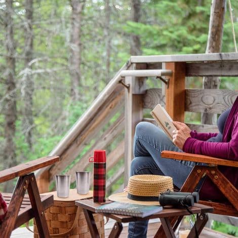 Reisekopper i rustfritt stål, sett med 4, med glidelåsetui, for camping og piknik