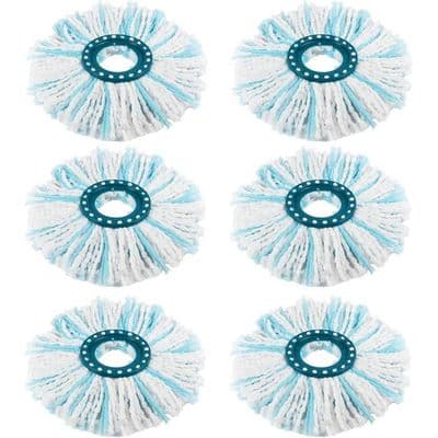 3 stk. erstatningsmoppehode, kompatibelt med Leifheit Clean Twist Mop, erstatningsmoppehode for moppesett L