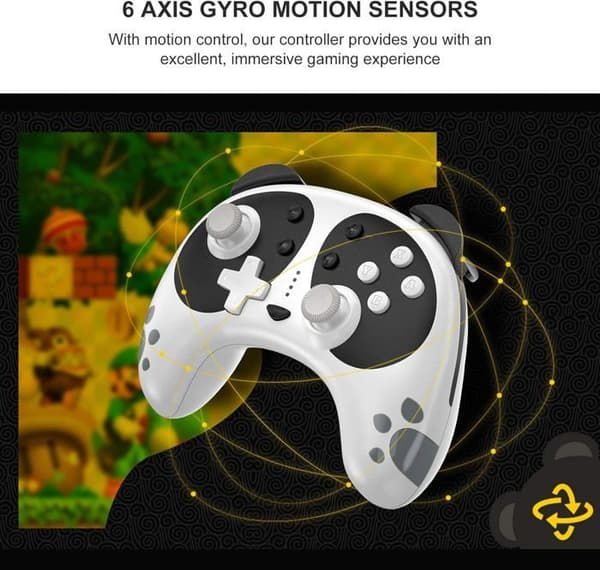 Trådløs kontroller, Switch Lite/PC-kompatibel kontroller med NFC-vekkerfunksjon, bevegelsesstøtte, a01