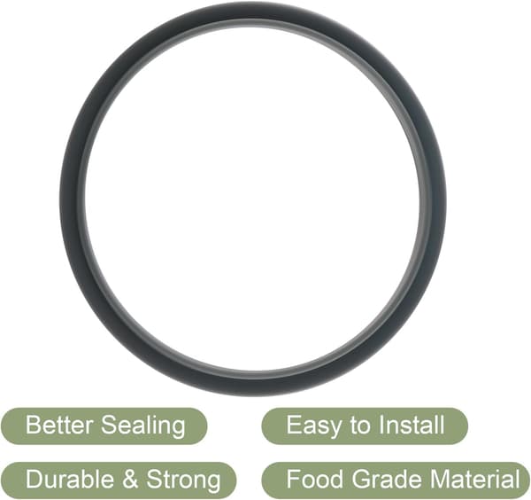 Udskiftningspakning til juicer, gummipakningsring, egnet til Nutribute pakningsdele, anvendelig til Blender 900W-serien.