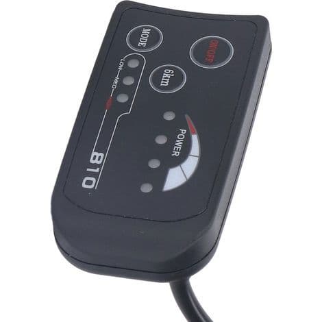 Elcykel Display S810 36V 48V, LED Display med 4-leder SM-stik til opgradering