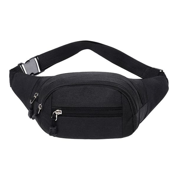 Mavetaske med flere rum Sort Sort 1-pak Sort