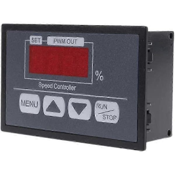 6-60V PWM DC Motorhastighetskontroller med Digitalt Displaypanel Knapp Guvernør bs