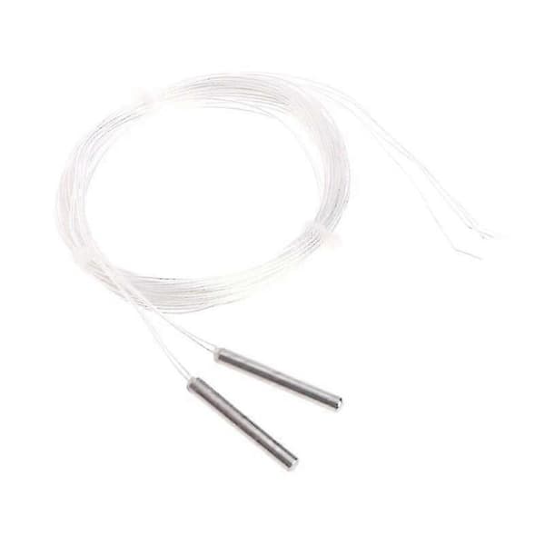 WSND 2x 2m PT1000 Sond 4mm*30mm RTD Platinamotståndssensor 2 Trådar Termoelement