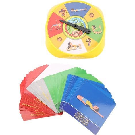 Yogakort för barn - Pedagogiskt spel för förälder-barn