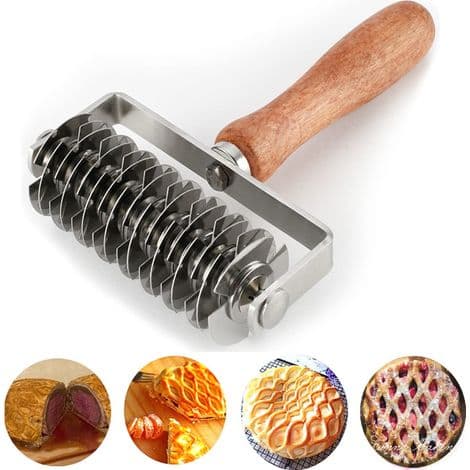 Butterdeigskutter — Kutter i rustfritt stål for paier, brød, Beef Wellington og bakverk