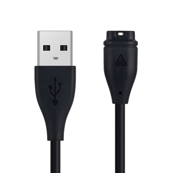 Universal hurtigopladende oplader til Garmin ure (sort, 2-pak)