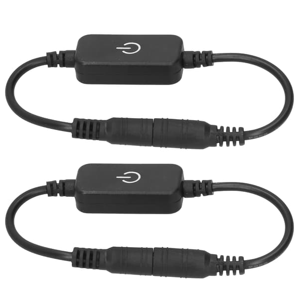 2 stk LED Strip Touch Dimmer Dimming På Av Bryter Kontroller for DC 5V-24V Enkelfarget Stripelys