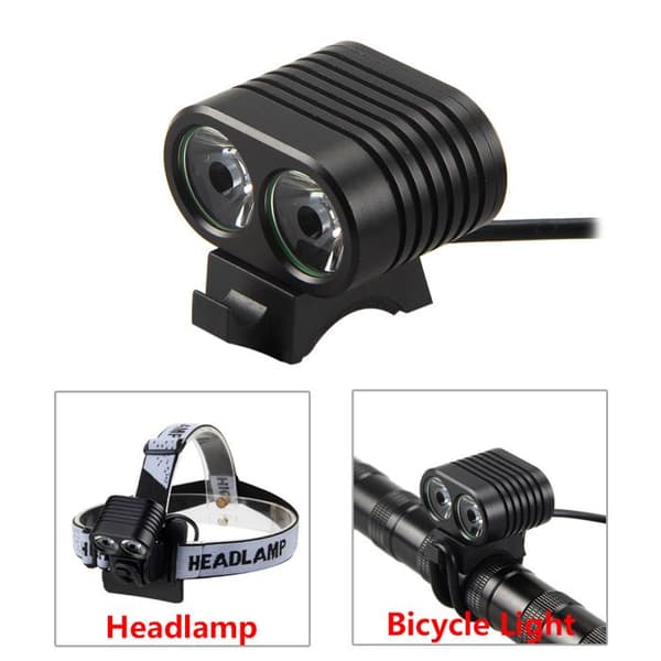 Oppladbar LED-hodelykt med bevegelsessensor - Camping, lesing, fotturer