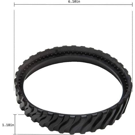 Tilpassbare belter for Zodiac MX6 MX8 MX9 dekk, Baracuda robotbassengrenser R0526100