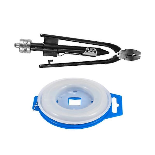 6 tums Flygplanssäkerhetsvajertång Set Lås Twist Tångverktyg / 15M Rulle 0.7mm Rostfritt St