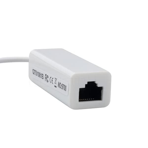 Nettverksadapter - Kebidu - Micro USB til RJ45 - 10/100 Mbps - Kompatibel med Windows og Android - 15 cm
