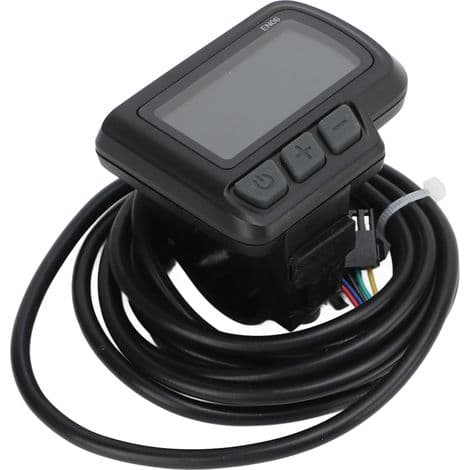 LCD-skærm til mountainbikes med speedometer, USB-port og batteriindikator til elcykler