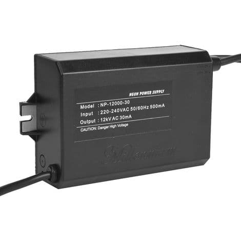 Elektronisk Transformer til Neonskilte 12KV 30mA - Strømforsyning til Neonbelysning