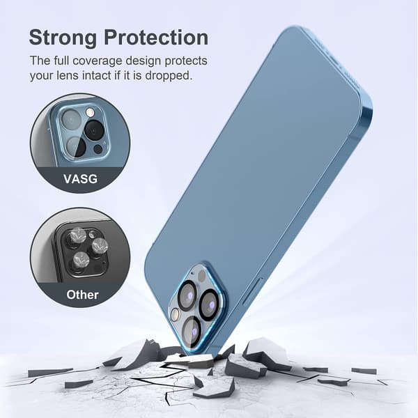 iPhone 13 Pro / 13 Pro Max linsebeskyttelse 3-pak Transparent