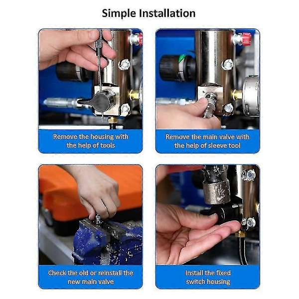 257352 Prime Spray & Dräneringsventil Ersättning för Graco 695/795/3900/1095/1595/5900/7900 Färgsprutor