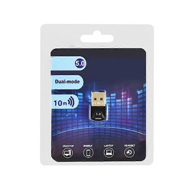USB-dongeladapter för PC-dator Trådlös mus Tangentbord AUX Bluetooth-kompatibel 5.0 Mottagare Sändare N2UB