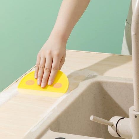 Miniskrapa, söt design, för fönster, speglar och släta ytor