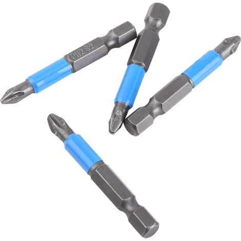 10 Stykker 50 mm Anti-Slip Magnetiske Bits PH2 S2 til Elektrisk Skruetrækker