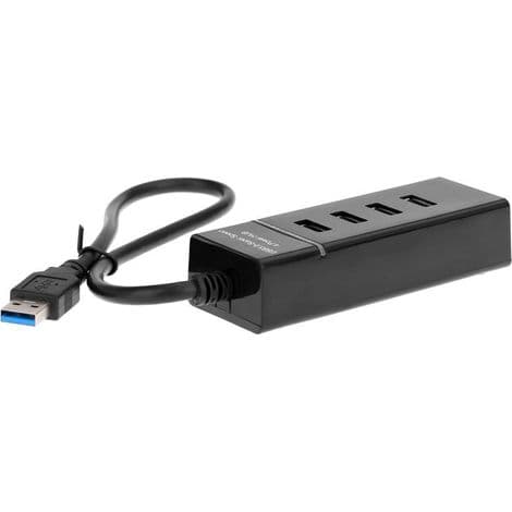 Interface 3HUB USB One Drag Four Hub Splitter Computer Laptop Extender