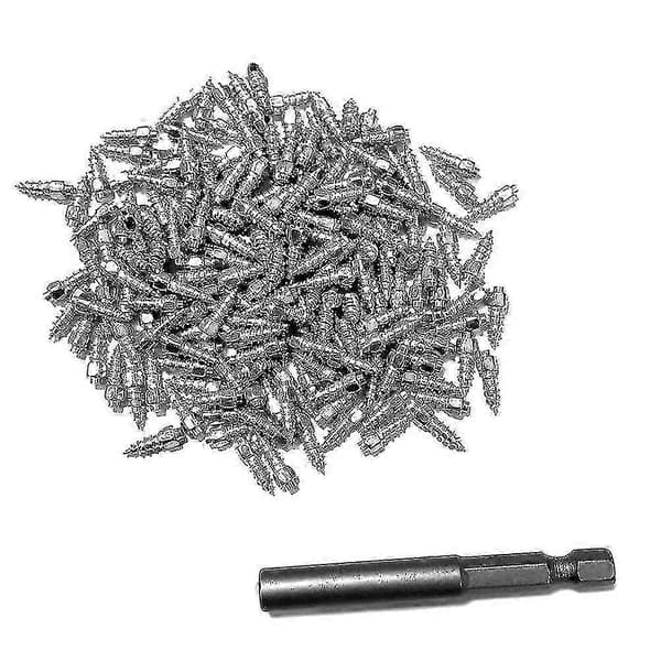 200 st 4x12mm Hjulbultar Snöskruvar Däckdubbar Halkskydd