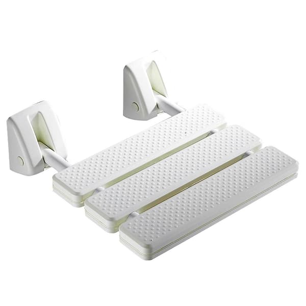 Fällbar Duschstol för Väggmontering Relax Duschstol Solid Sits Spa Bänk Badrumstillbehör Ny