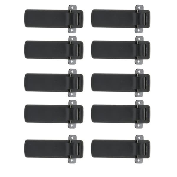 Walkie Talkie Belteklips for Baofeng UV-5R-serien (10-pakning)