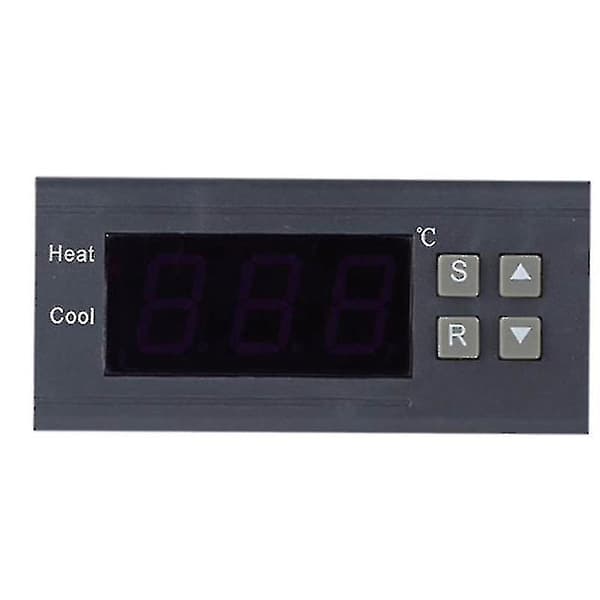 Digital temperaturkontroller -99-400 grader Pt100 M8 probe termoelementsensor innebygd termostat