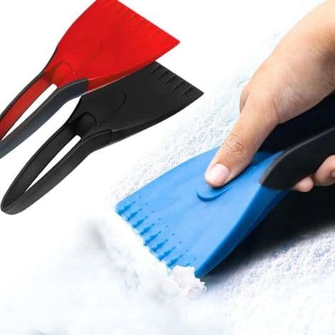 Isskrape. Ergonomisk PP frontruteskrape. Ripebestandig.