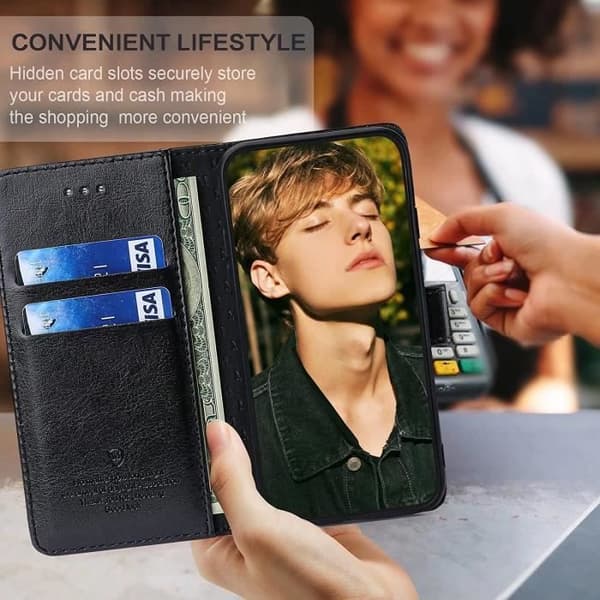 Pung etui - Samsung Galaxy S20 FE - PU læder - 2 kortpladser - Stand & beskyttelse