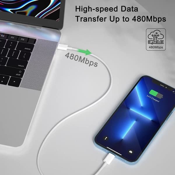 iPhone snabbladdare USB C-laddare med 1M kabel 20W PD 3.0 snabbkontakt Typ C väggströmadapter USB C[367]