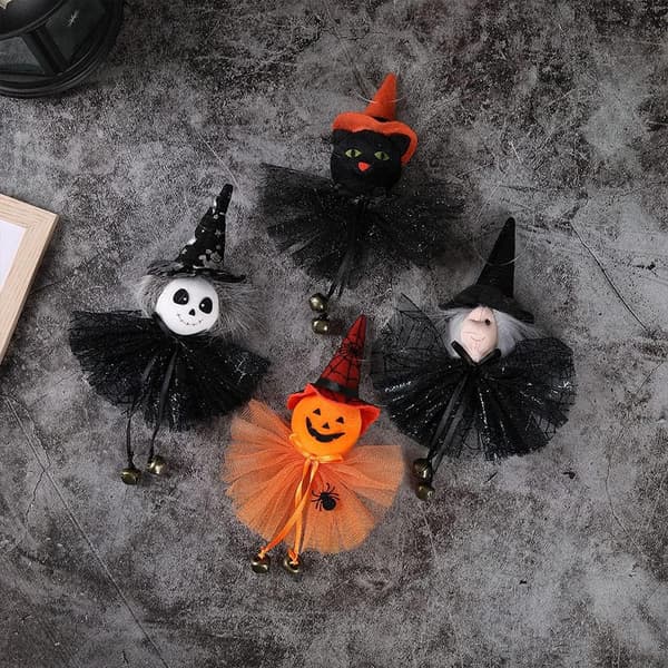 4-pack Halloween Windsock Hängen Halloween Dekoration Hängande G