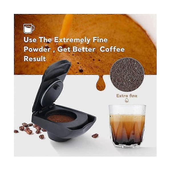 Genanvendelig adapter til Lumio Dg325 Maker Able Espresso Filter Hold-Yogu