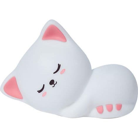 LED-natlampe til baby, kattelampe, blød belysning, sødt design til børneværelset