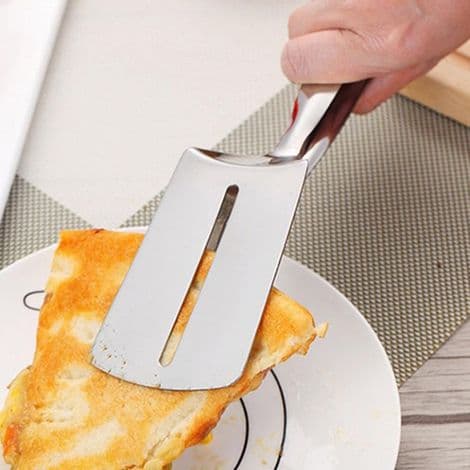 Spatel i rustfrit stål til madlavning, stegetang til grill