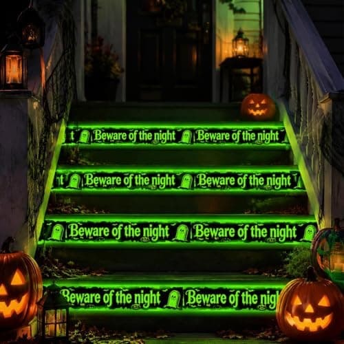 Halloween Advarselstape, Lysende Advarselsdekoration
