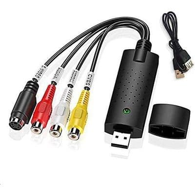 Audio Video Converter - ZGEER - USB 2.0 - 720x480 - RCA/S-video support - Sort