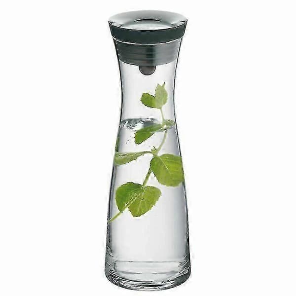 Vandkande 1,8l Høj Borosilikat Glasflaske Basic Vipbar Låg Lukning Kande