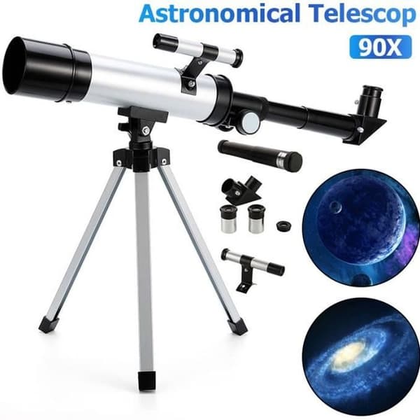 UVERBON Bärbart Astronomiskt Teleskop - HD Zoom Monokulär - Bärbart Stativ - Stjärnskådning
