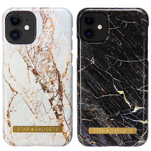iPhone 11 - Skal / Skydd / Marmor Svart