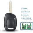 Tom ID46 elektronisk nøgle til Clio 2, Kangoo 1 Fase 2, Twingo, NE72 klinge